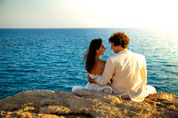 Romantic couple portait